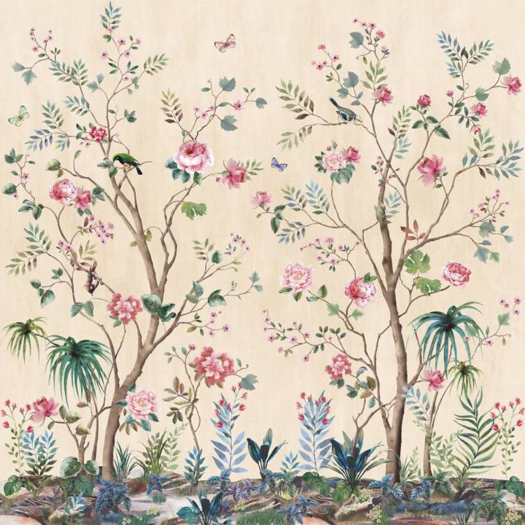 Фреска Ortograf Flora 31153 Jasmine desert sand Филиграна FM-F
