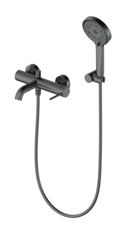 Смеситель для ванны с душем Oliveeka Y OL-639017-BGM оружейный металл