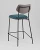 Стул полубарный Stool Group Casey B2171-H65 K-17+M8532 MAB1-10 темно-бирюзовый с серой экокожей фото 6