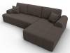 Диван угловой Лига Диванов Лига-080 134741 Коричневый фото 6
