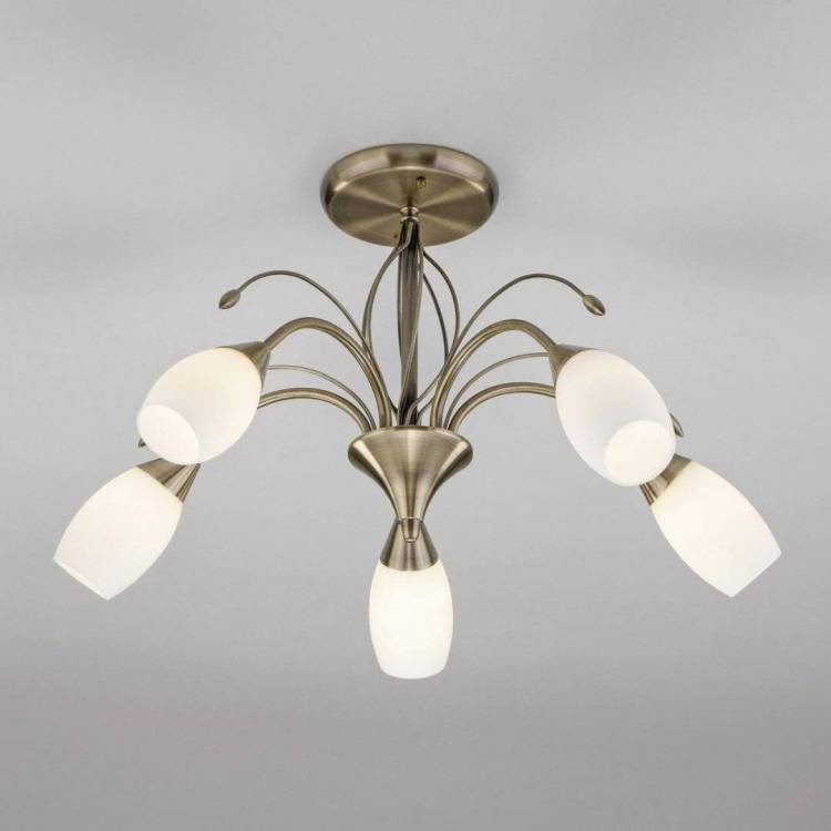 Потолочная люстра Eurosvet Ginevra 30280/5 античная бронза