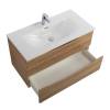 Тумба с раковиной BelBagno MARINO-CER-N 100 подвесная, Rovere Bianco фото 4
