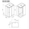 Душевая кабина Am.Pm X-Joy W94C-403-12090BT профиль черный, стекло прозрачное, 120x90 фото 9