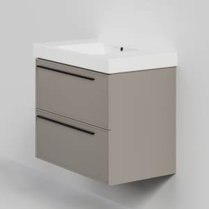 Тумба под раковину La Fenice Elba Twin Cappuccino 80 бежевый матовый