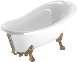Ванна из искусственного камня Veragio Gialetta 26928 170x80 слив/перелив бронза