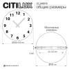 Настенный светодиодный светильник с часами Citilux Mares CL246016 фото 7