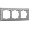Рамка 3-постовая Werkel Antik WL07-Frame-03 хром матовый