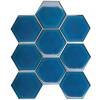Мозаика Starmosaic Hex+Octagon+Triangolo JJFQ80048 Big Deep Blue Glossy 25.6x29.5