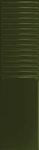 Керамическая плитка Tubadzin Groove Olive 2 Gloss STR 7.8x29.8
