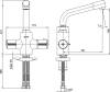 Термостатический смеситель E.C.A. Thermostatic 102108730EX для раковины фото 2