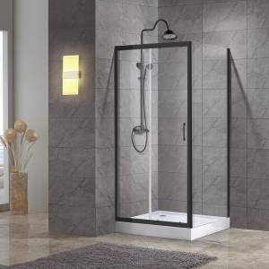 Душевой уголок Cerutti Spa Gloria 120B 120x80, профиль черный