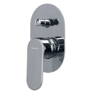 Смеситель для душа Splendy Rest RE204U1K2CR на 2 потребителя, хром