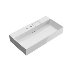 Раковина Kerama Marazzi Logica LO.wb.90.2 90 см, белая глянцевая