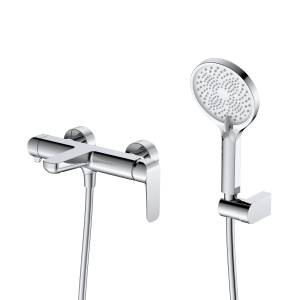 Смеситель для ванны с душем DQ Düsseldorf DA1723201 короткий излив, хром