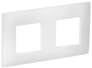 Рамка 2-постовая IEK Skandy SK-M22-K01 арктический белый