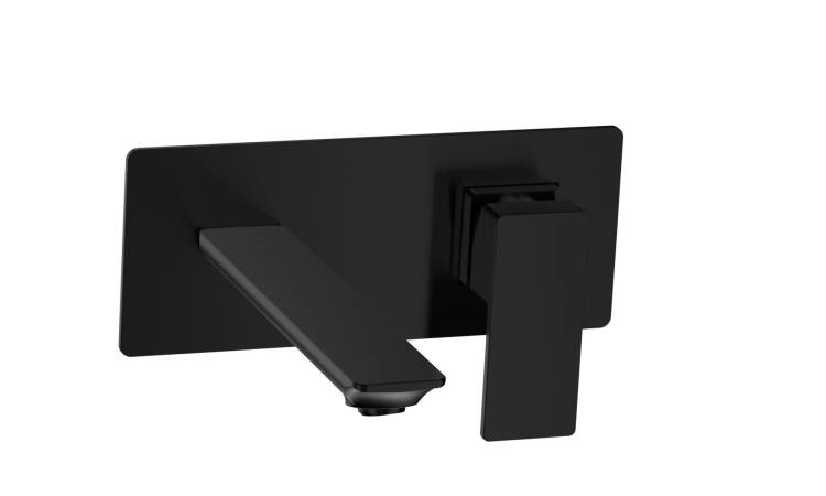 Смеситель для раковины AQUAme Savona AQM6815MB черный матовый