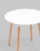 Стол Stool Group Рокки New ROOKIE ROUND v.2 белый 80x74x80 фото 3