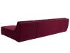 Угловой модульный диван Лига Диванов Холидей 112657 Бордовый 280/180/95 фото 8