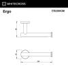 Держатель туалетной бумаги WHITECROSS Ergo ER2260GM оружейная сталь фото 2