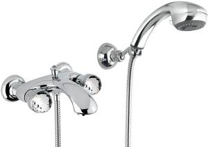 Смеситель для ванны с душем Migliore Axo Swarovski 18485 хром