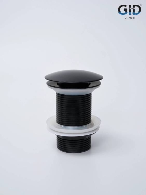 Донный клапан Gid Minucia G-55BM 76602K без перелива, черный матовый