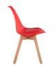 Набор из 4 стульев Stool Group Frankfurt New Y863-V seat red X4 красный фото 4