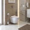 Унитаз подвесной Cezares Stylus CZR-513-TH-R/CZR-2011-SC безободковый, сиденье микролфит фото 9