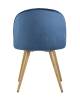 Набор из 4 стульев Stool Group Лион Страйпс DC-69030G HLR-63 X4 голубой фото 4