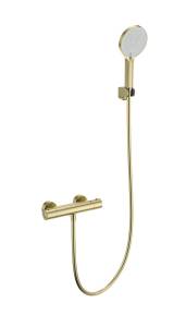 Смеситель для душа Wonzon & Woghand WW-B2012-A-BG с термостатом, брашированное золото