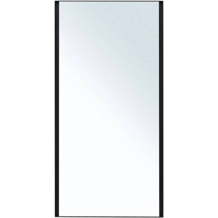 Зеркало Allen Brau Infinity 1.21020.BL с LED подсветкой, черное, 1200x600x40