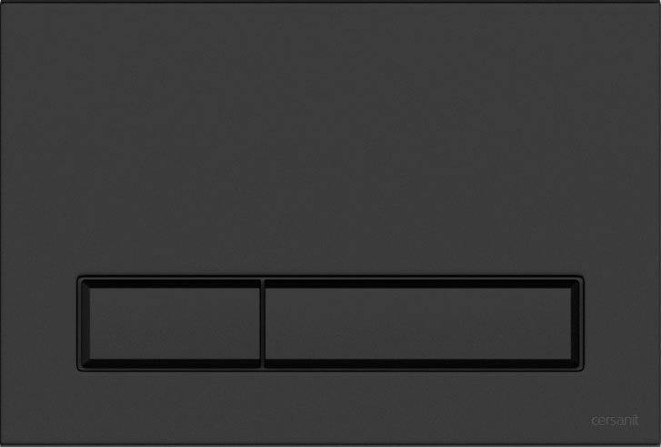 Кнопка смыва Cersanit Blick 64115 черная матовая