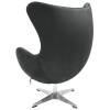 Кресло Bradex Home Egg FR 0642 Chair, графит, искусственная замша фото 4