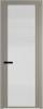 Межкомнатная дверь Profil Doors 2 AGP цвет профиля Никель матовый, стекло безопасное 6 мм мору осветленное 600x2000