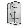 Душевая кабина Niagara Standart ST120/80/15QL/KL/BKT 1200х800х2150, профиль черный матовый, левая, 3 места фото 2