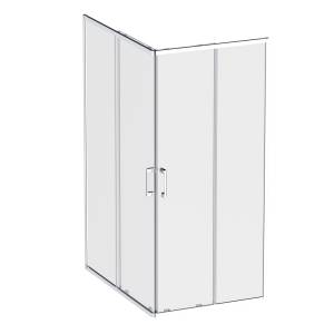 Душевой уголок Am.Pm Above W9XG-403-12090-MT профиль хром матовый, стекло прозрачное, 120x90