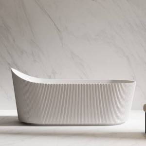 Акриловая ванна Abber AB9445MW 170x80 белая матовая