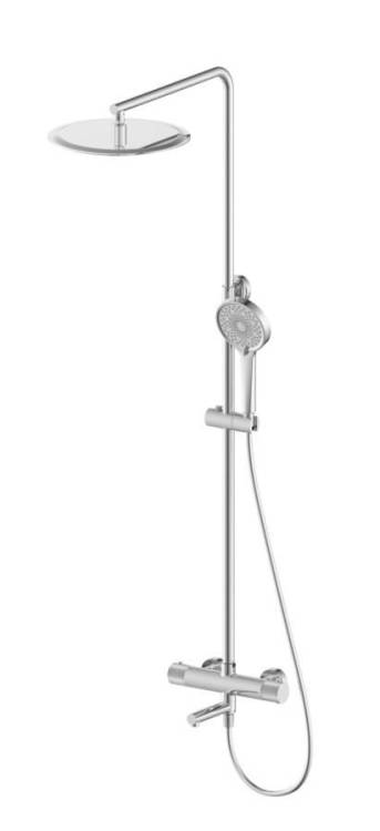 Душевая стойка Oliveeka Y OL-739902-BN никель матовый