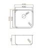 Кухонная мойка Grandex aqua Select 44 2003333 Anthracite фото 2