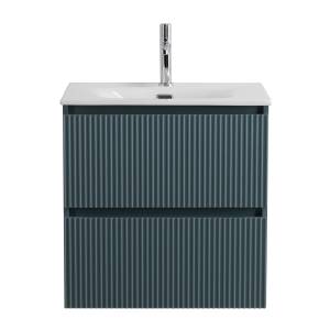 Тумба с раковиной BelBagno UNO-MINI 50 подвесная, Голубой Матовый