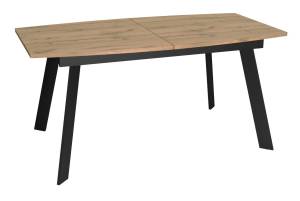Стол Дик DikLine XL160 00-00068418 дуб галифакс, опоры черные 160(205)x90x76