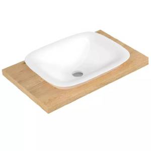 Раковина Serel Hera HR33DXS110H встраиваемая, прямоугольная 46x60 см