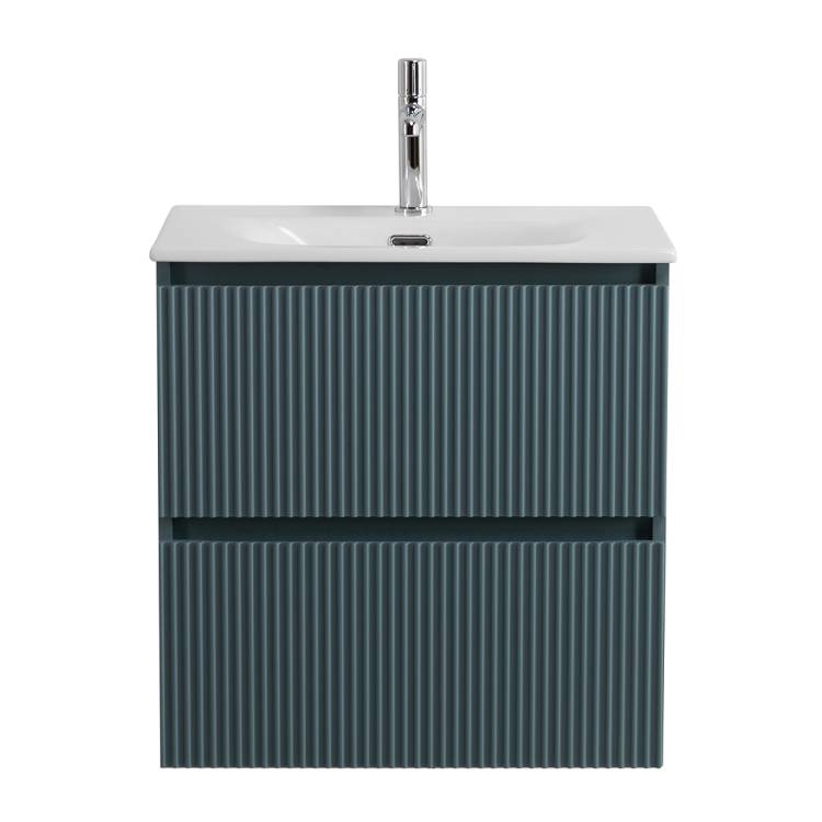 Тумба с раковиной BelBagno UNO-MINI 50 подвесная, Голубой Матовый
