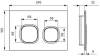 Кнопка смыва IDDIS Unifix UNI04WBi77 004, белая фото 4