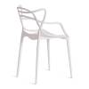 Стул Tetchair Cat Chair (mod. 028) 12654 белый 54.5x56x84 фото 3