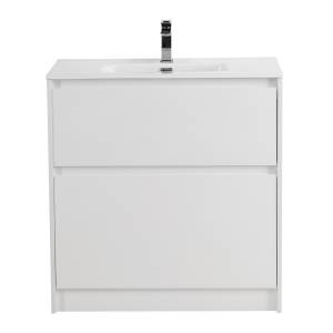 Тумба под раковину BelBagno KRAFT39-800/390-2C-PIA-BO Bianco Opaco, 80x83x39