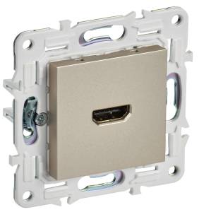 Розетка HDMI IEK Skandy SK-H10-K37 шампань