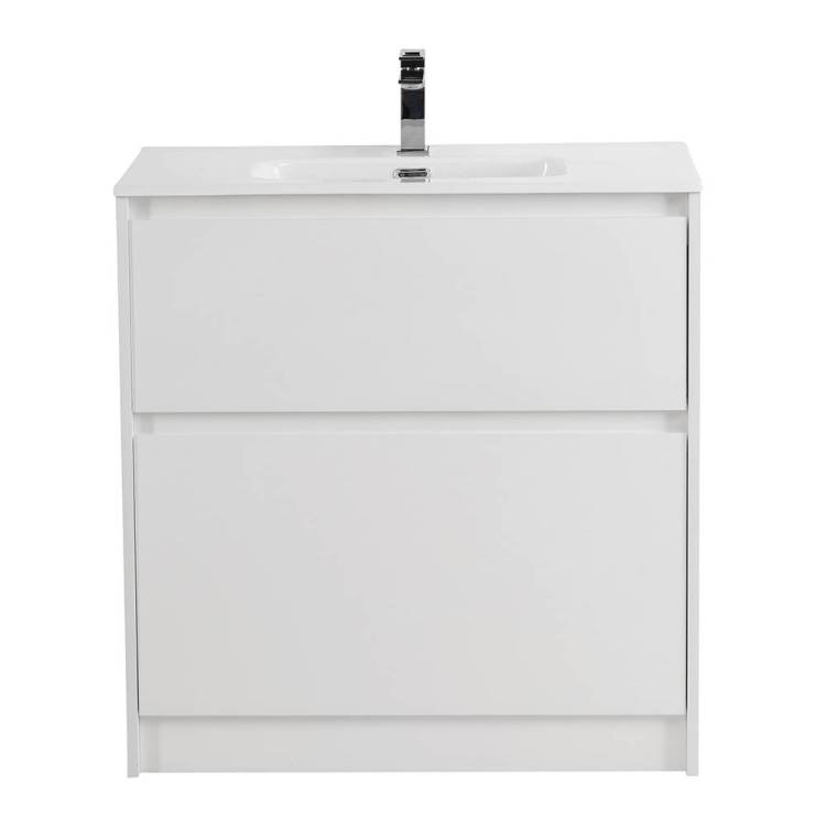 Тумба под раковину BelBagno KRAFT39-800/390-2C-PIA-BO Bianco Opaco, 80x83x39