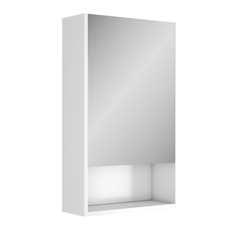 Зеркало-шкаф Uncoria Алегра 45 64501 белый глянец