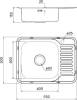 Мойка кухонная Iddis Basic BAS65SLi77 фото 4
