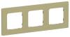Рамка 3-постовая IEK Flite FI-M32-32-20-K26 оливковый